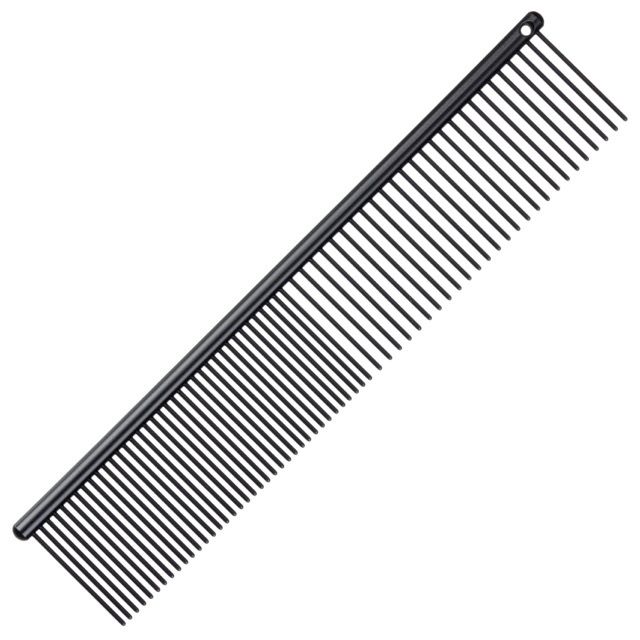 Groom Professional Black Anti Static Fine/Coarse Comb 20cm