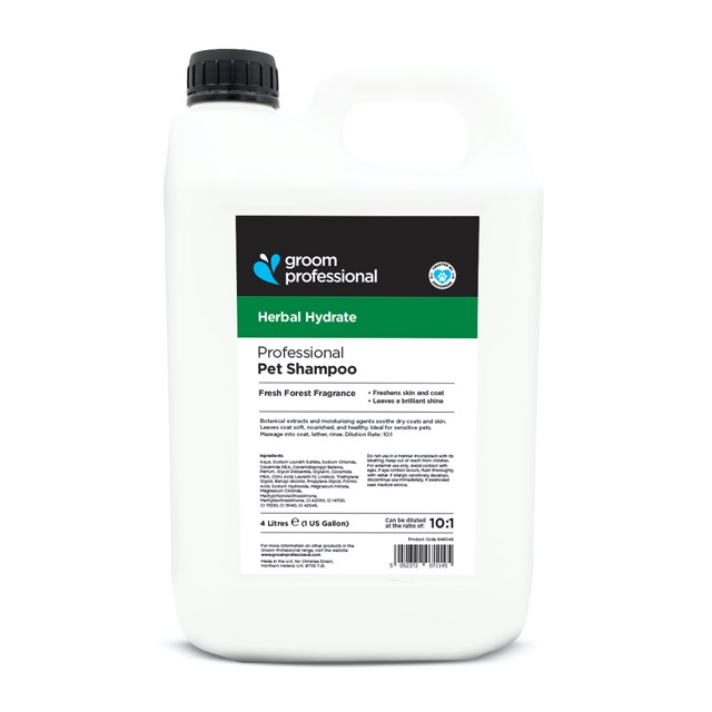 Groom Professional Herbal Hydrate Shampoo 4L 