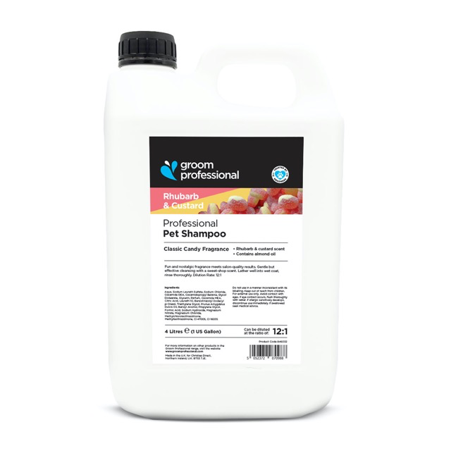 Groom Professional Rhubarb & Custard Shampoo 4L