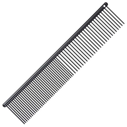 [850052] Groom Professional Black Anti Static Fine/Coarse Comb 20cm