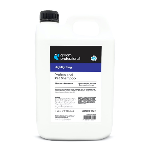 [846045] Groom Professional Blueberry Highlighting Shampoo 4L
