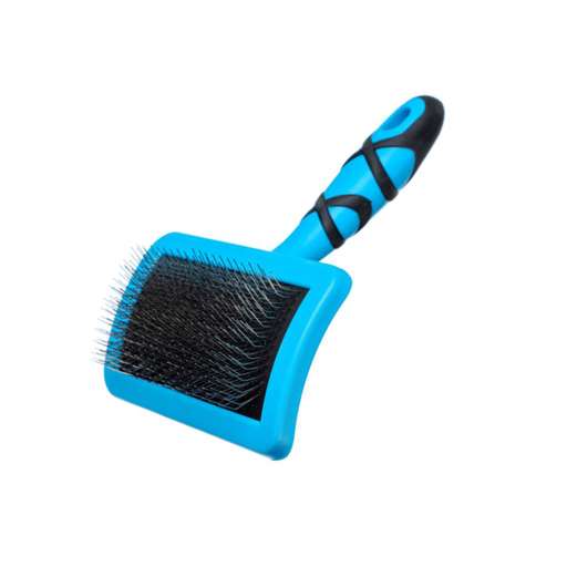[850284] Groom Professional Curved Firm Slicker Brush Medium