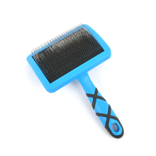 [850286] Groom Professional Curved Firm Slicker Brush Large